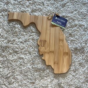 New Totally Bamboo State of Florida Shaped University of Tampa Serving Cutting B